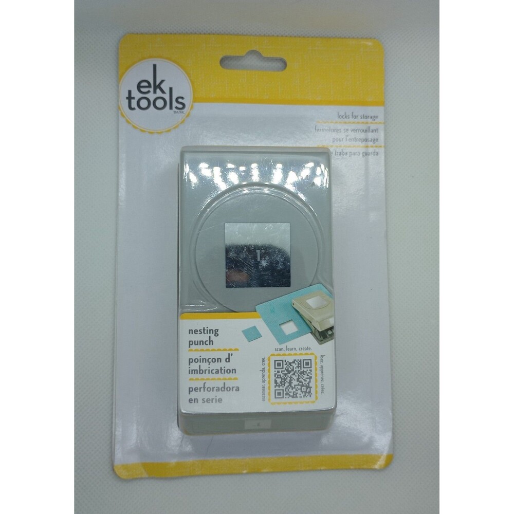 EK Tools Circle Punch 1.25-Inch Nesting Punch Locks For Storage
